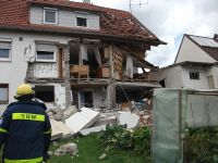 Einsatz Gasexplosion in Rosenfeld, weitere Bilder