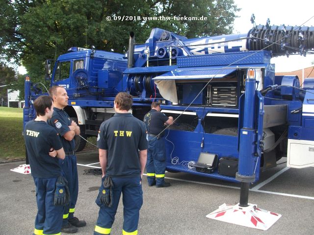 Aufbau des Mastkraftwagen in Gomaringen