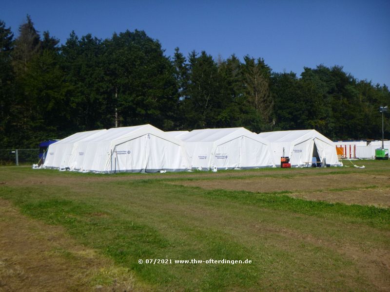 Die ersten Zelte sind schon abgebaut