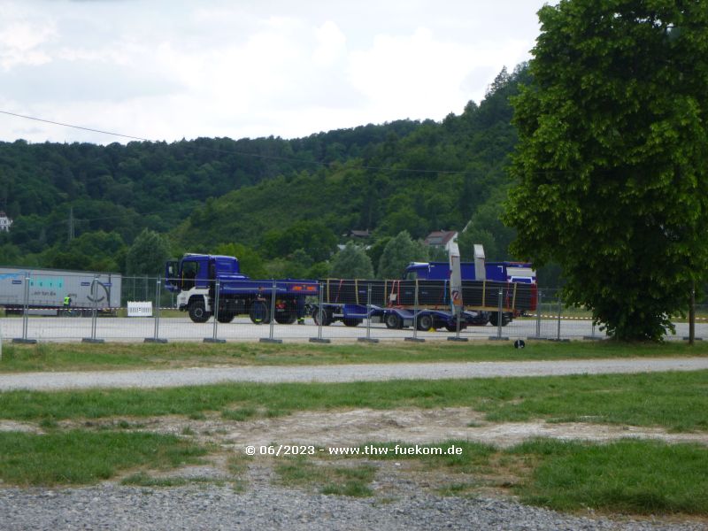 Materialtransport für die Trinkwasserübung