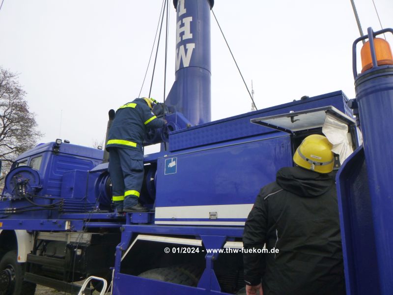 Abbau des MastKW Ofterdingen