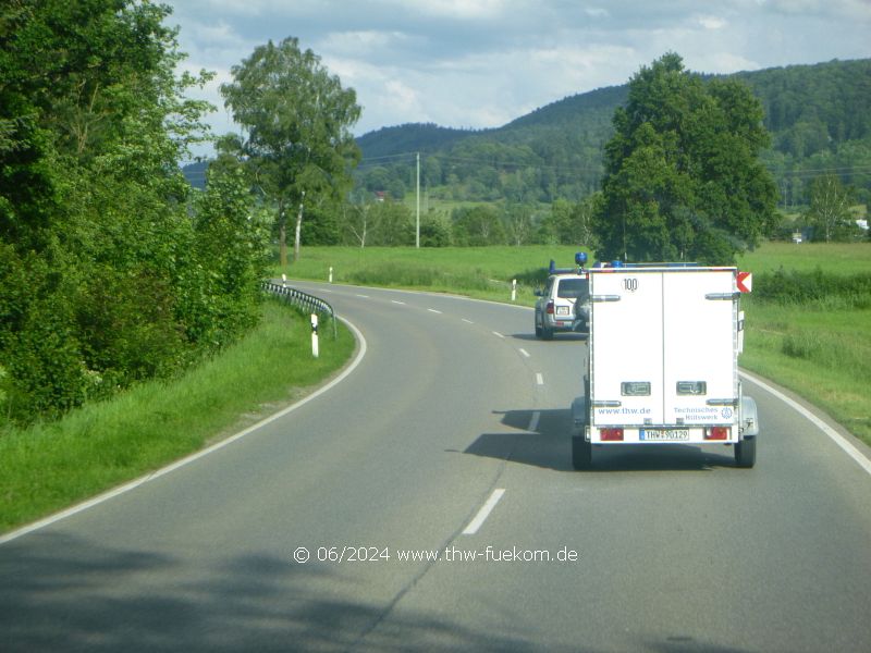 Fahrt nach Stetten am kalten Markt - Verband