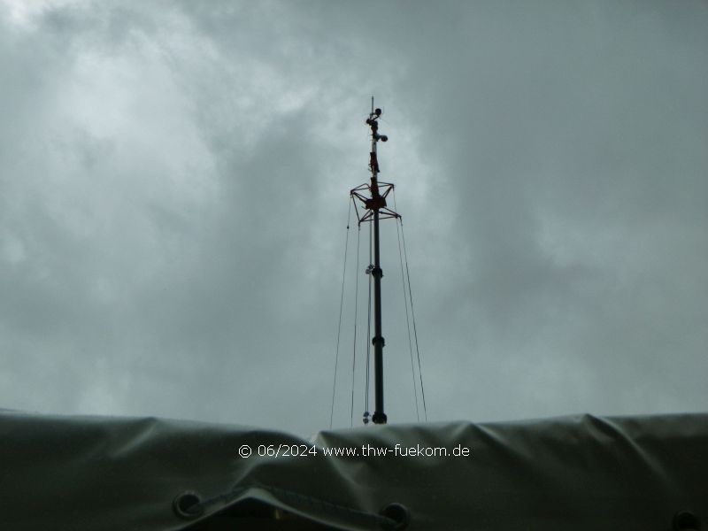 Ein mächtiges Gewitter zieht auf