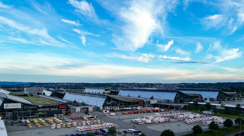 Übersicht über das Gelände Messe Stuttgart