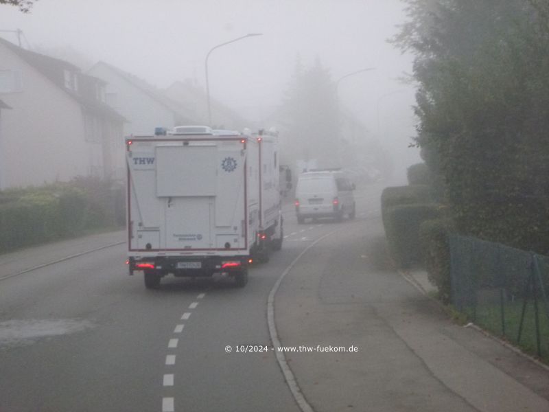 Anfahrt nach Wannweil zum Feuerwehrgerätehaus