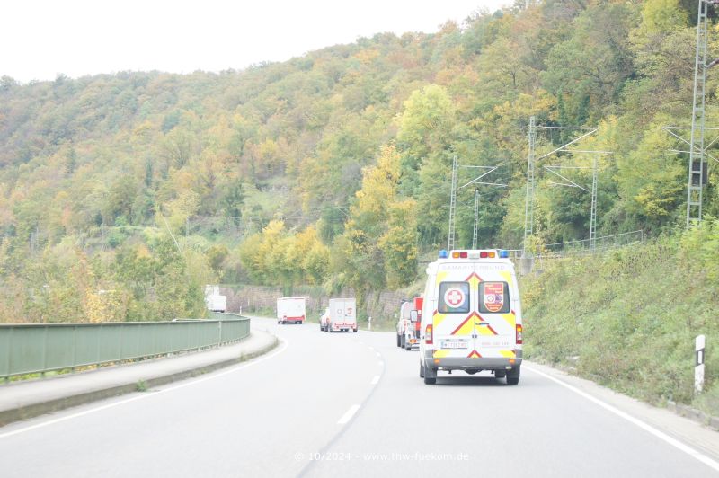 Verband auf dem Weg nach Mosbach