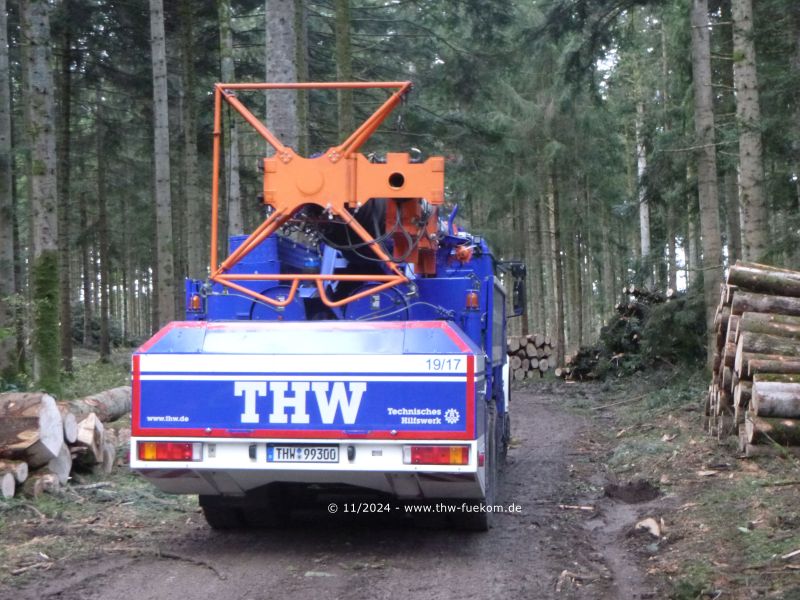 MastKW mitten im Wald