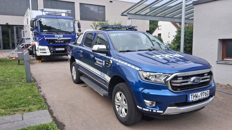 Einsatzstelle in Bad Urach