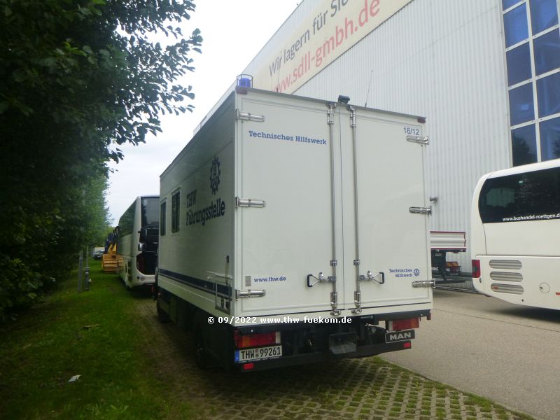 Überführung des FüKomKW (2000) THW 99261 zum Logistikzentrum Ulm (LogZ Ulm)