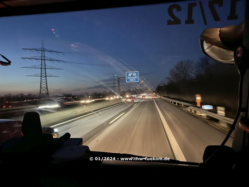 Auf der Hinfahrt war das Wetter noch akzeptabel