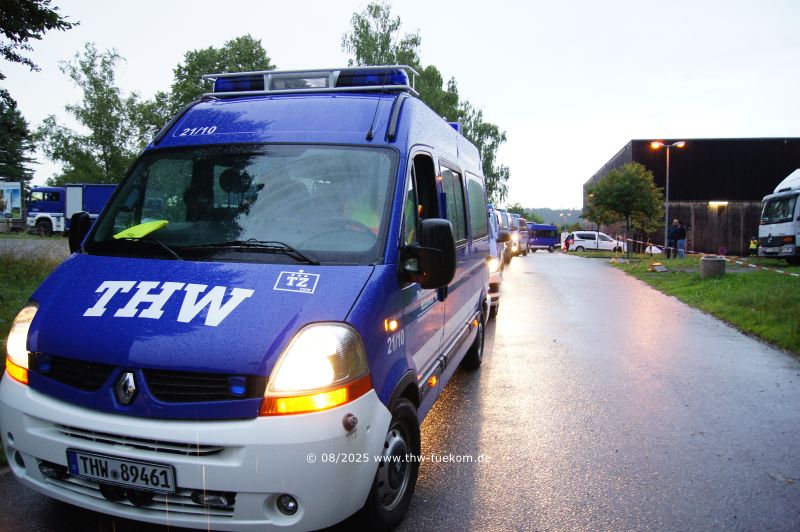 Evakuierungs&uuml;bung des gesamten Zeltlagers