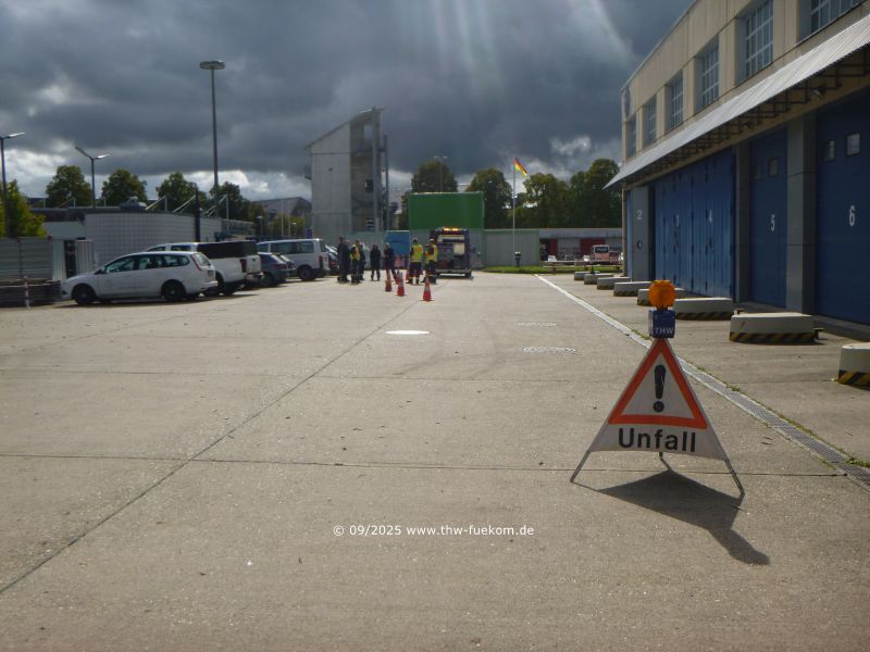 Absichern einer Unfallstelle