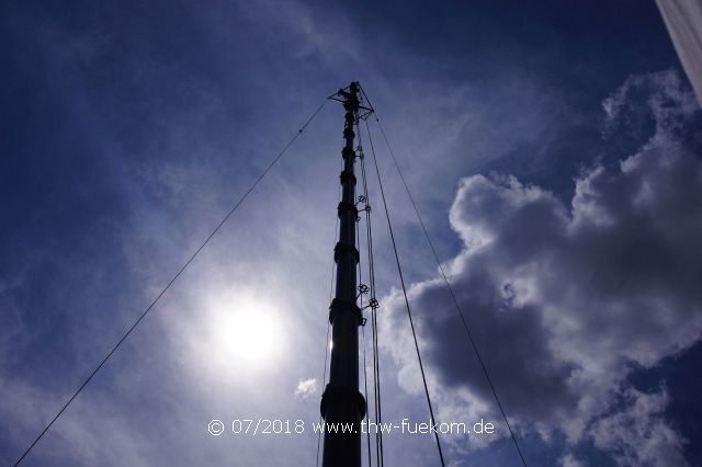 DomeCam WVTr Ofterdingen in 40 m Höhe installiert