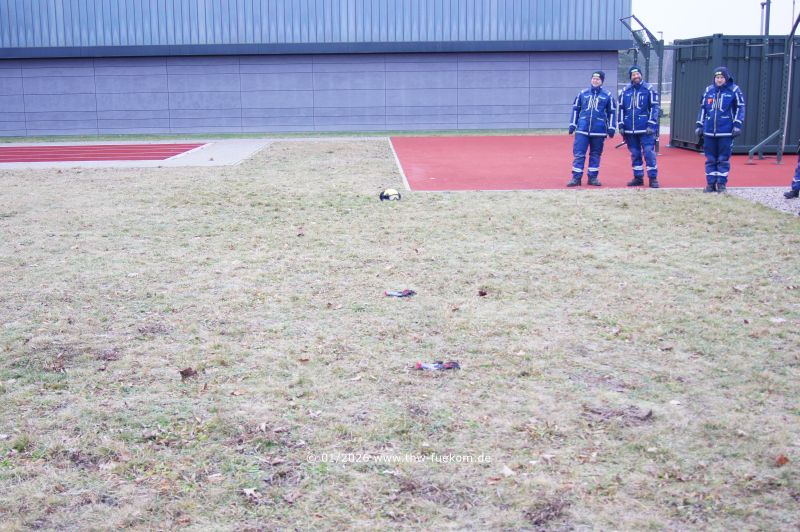 Ausmessen der Stellfl&auml;chen mit vorhandenen Hilfsmitteln