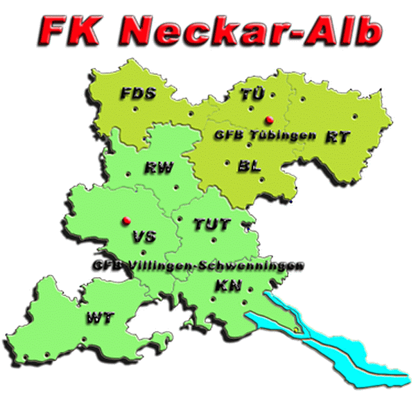 Zuständigkeitsbereich der FGr FK Neckar-Alb